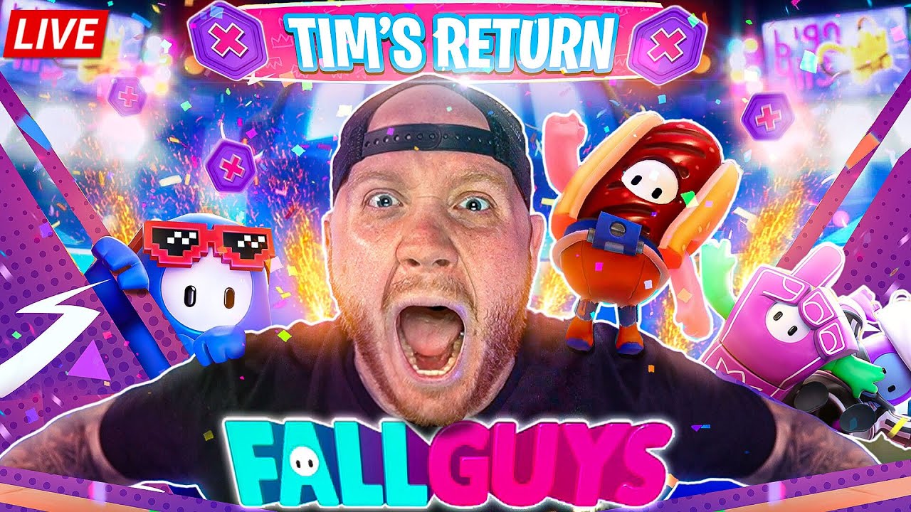 TIMTHETATMAN ATTEMPTS SECOND FALL GUYS WIN EVER - STREAM VOD