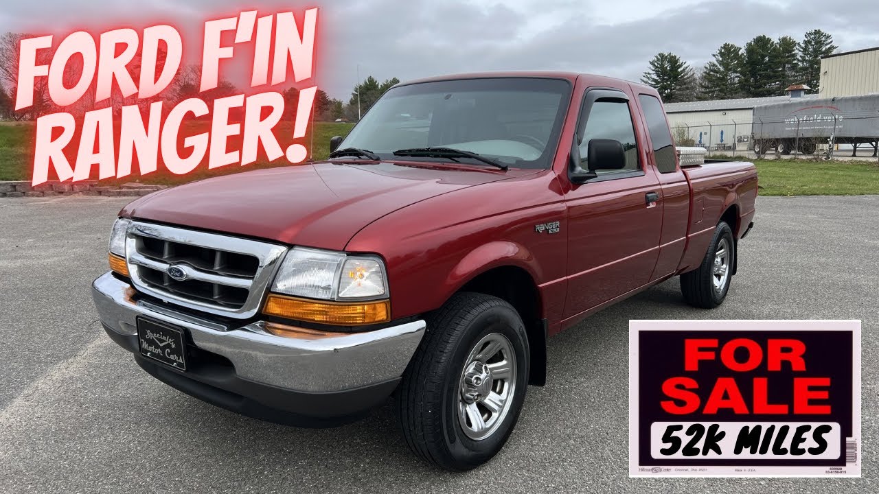 Грузовик из Флориды! Ford Ranger XLT 2000 года выпуска, пробег 52 000 миль, продается компанией S...
