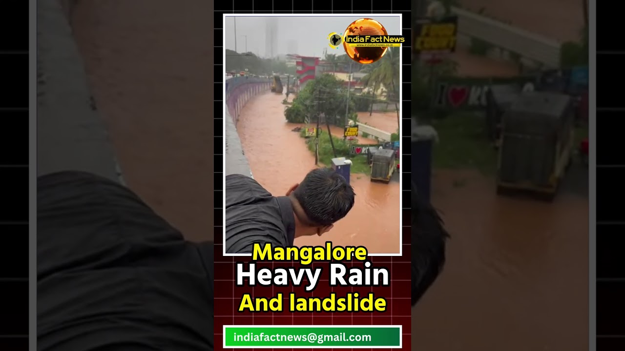 mangalore heavy rain and landslide #mangalore #news #heavyrain
