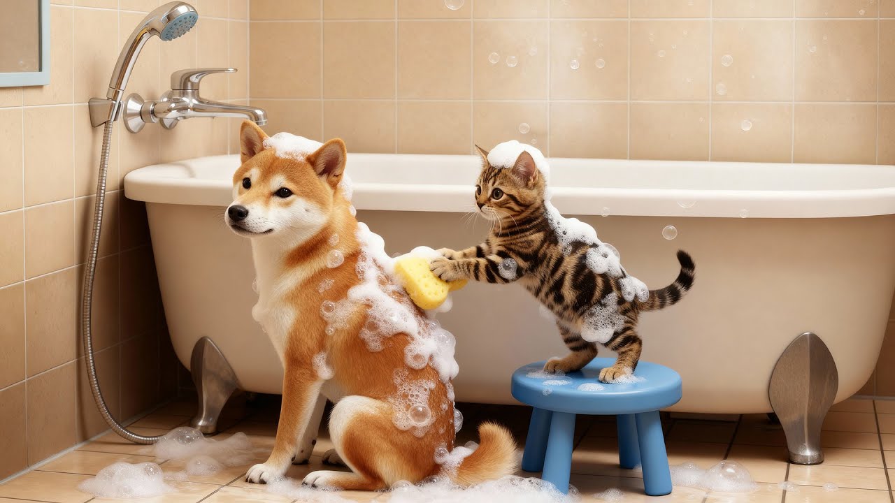 【幸せのはじまり】柴犬🐶と子猫🐱が親子になった日