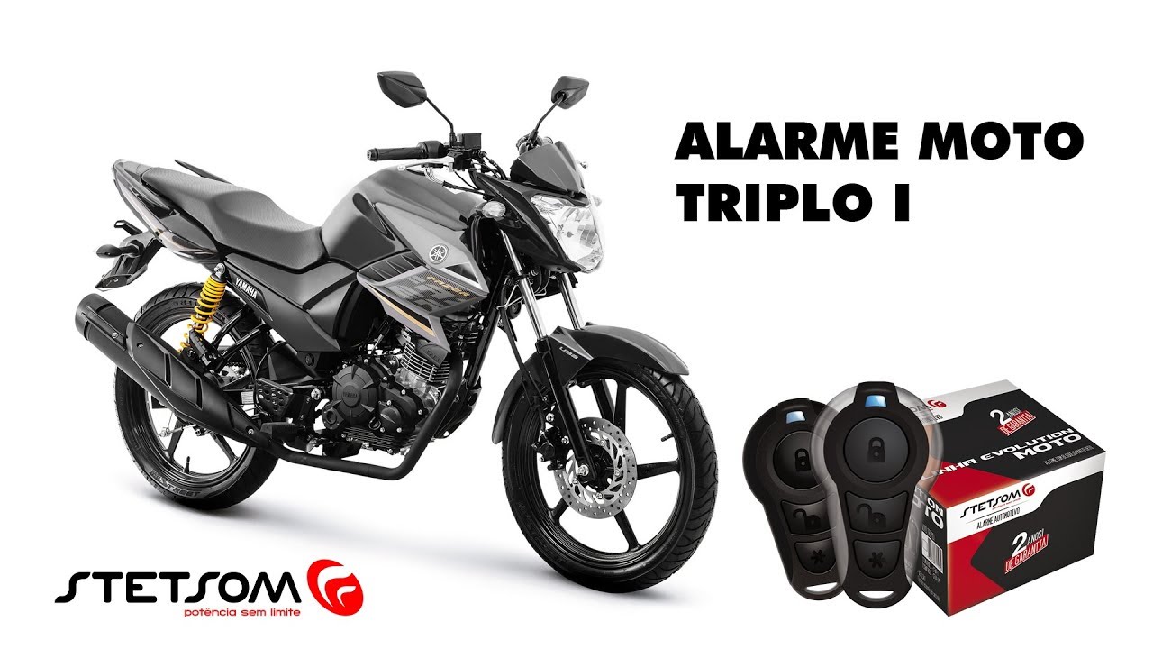 Alarme STETSOM Triplo I - Fazer 150 Yamaha