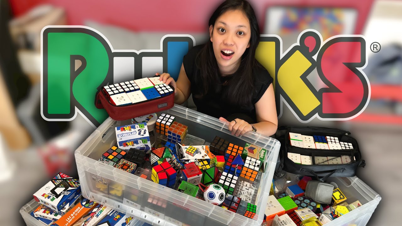 Ma GROSSE collection de Rubik's Cubes !