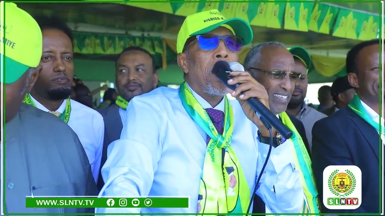 Hargeysa: Madaxwayne Muuse Biixi oo ka qayb galay maalinta Ololaha Xisbiga Kulmiye.
