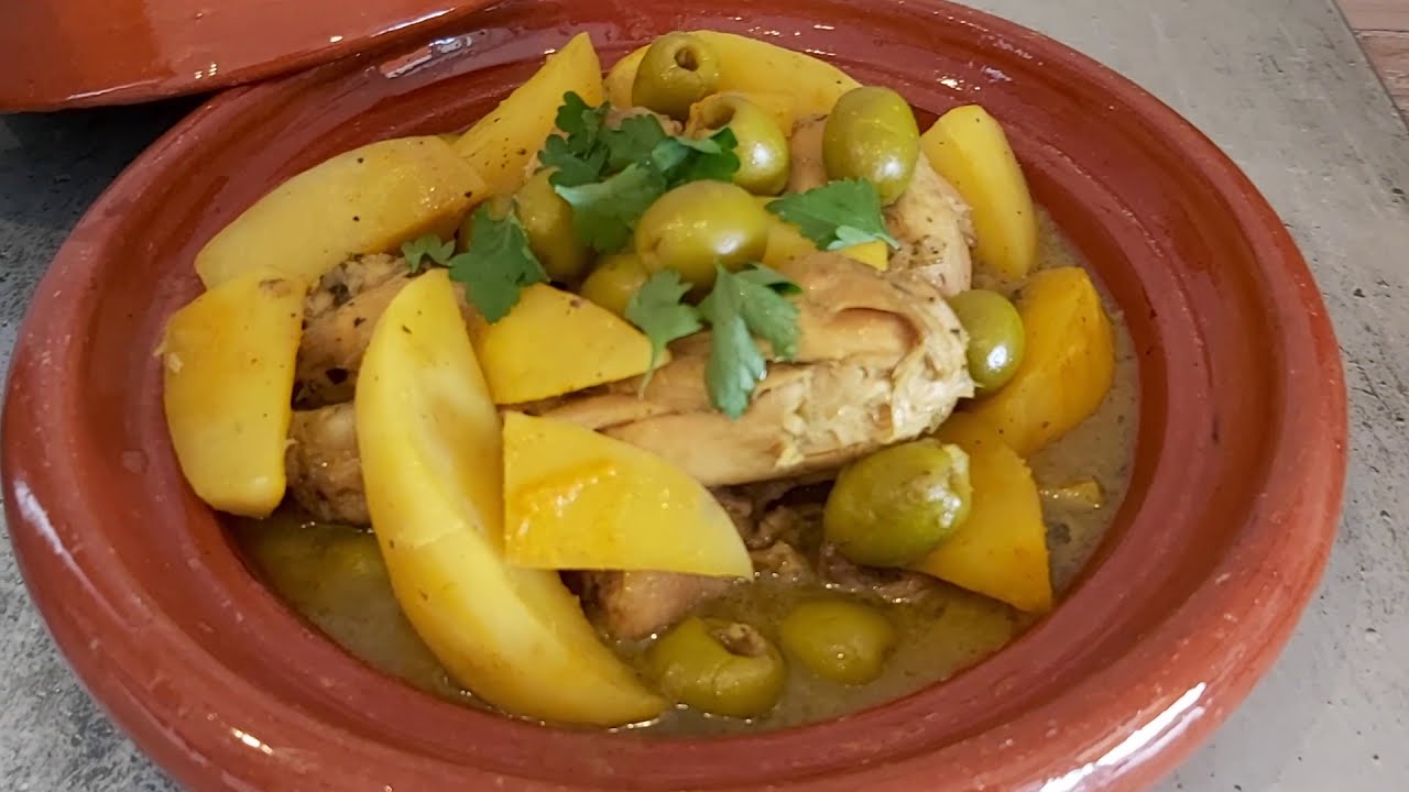RECETTE TAJINE POULET AUX OLIVES THERMOMIX [TM6]