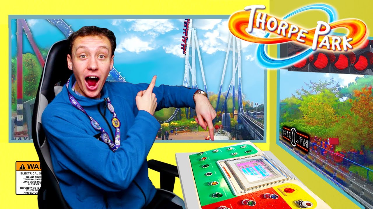 Operating STEALTH at THORPE PARK | Ride Sims