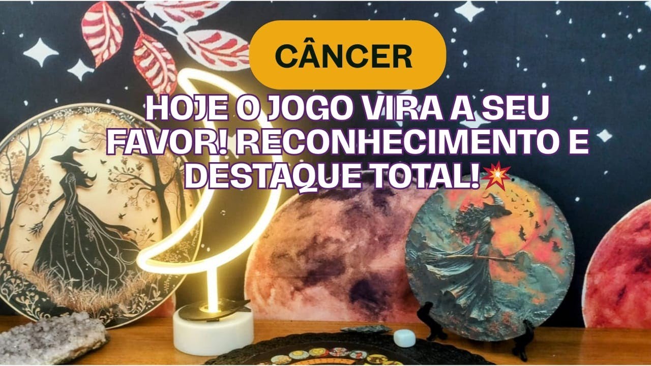 Câncer ♋ Hoje o jogo vira a seu favor! Reconhecimento e destaque total!💥 Chegou o seu momento de... 