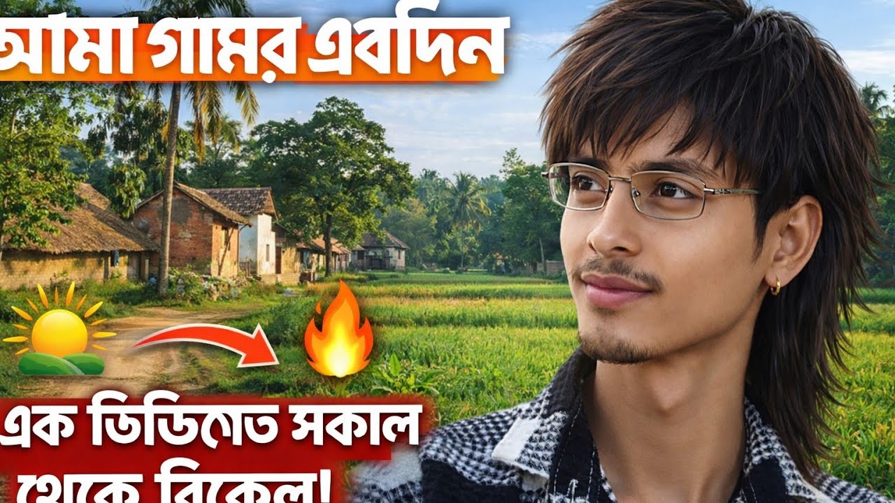 24 February 2026সকালের গ্রাম থেকে বিকেলের আড্ডা | একদিন গ্রামের জীবনে 🌿