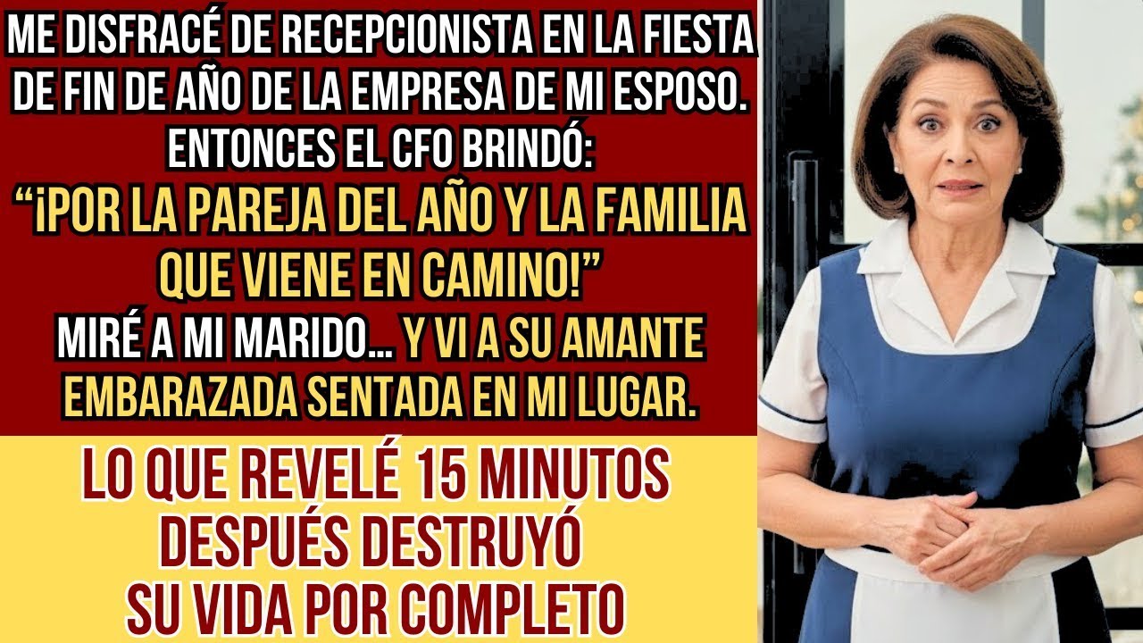 HISTORIAS REALES  En la fiesta de fin de año de la empresa de mi esposo, el CFO hizo un brindis…