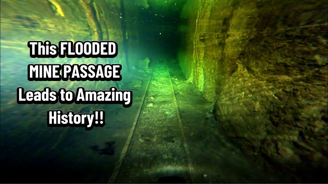 A Flooded 1900 Mine Passage leads to Amazing History!