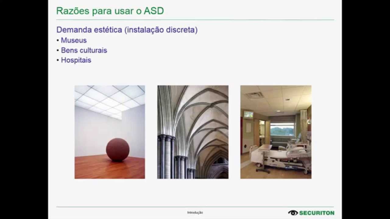 ASD535: Apresentação detalhada sobre o sistema linear de detecção de fumaça por aspiração