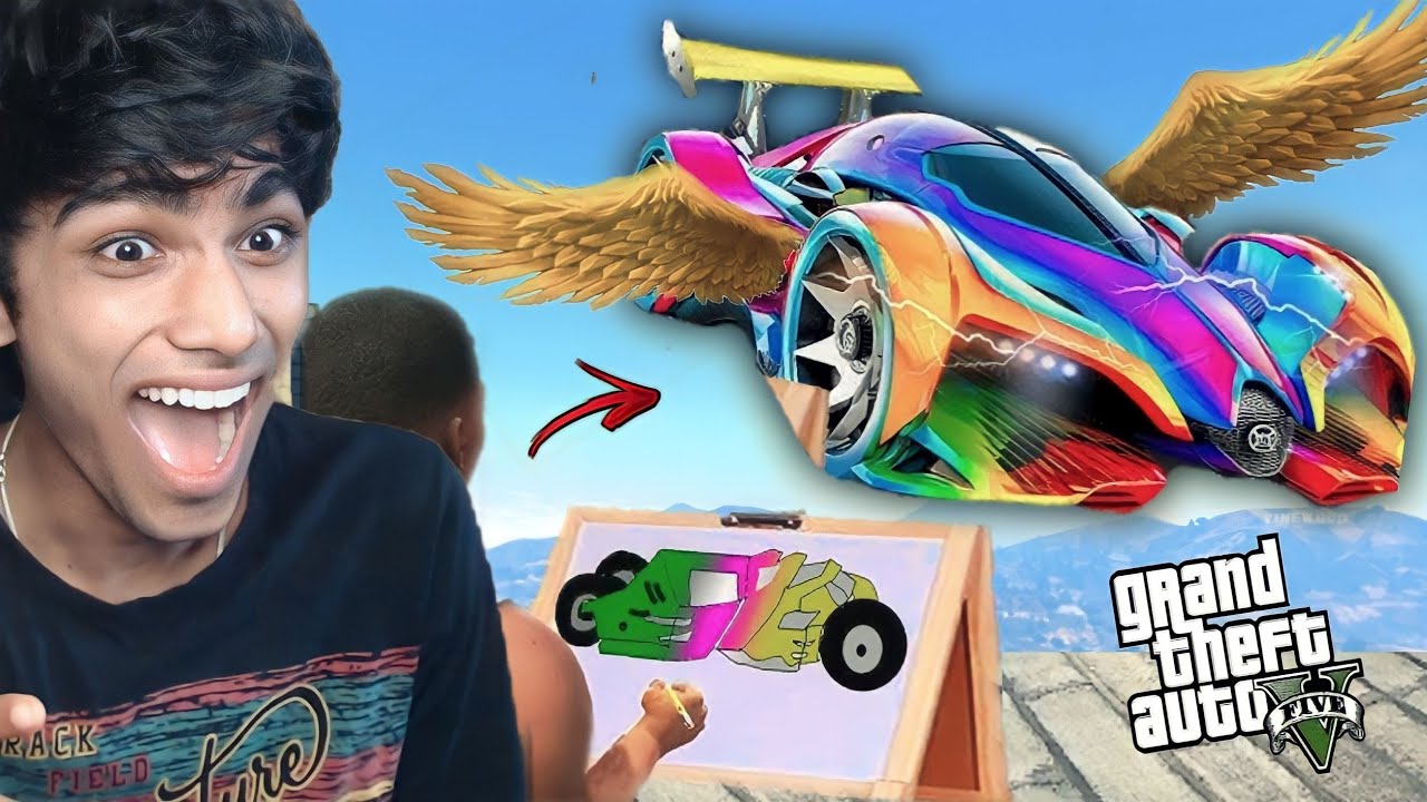 GTA V : Any Super Car You Draw You Get  |