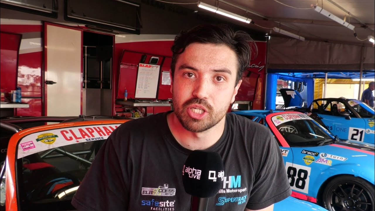 Aidan Hills 2023  |  BRSCC Clapham North MOT Mazda MX5 SuperCup Championship winner #ClaphamNorthMOT