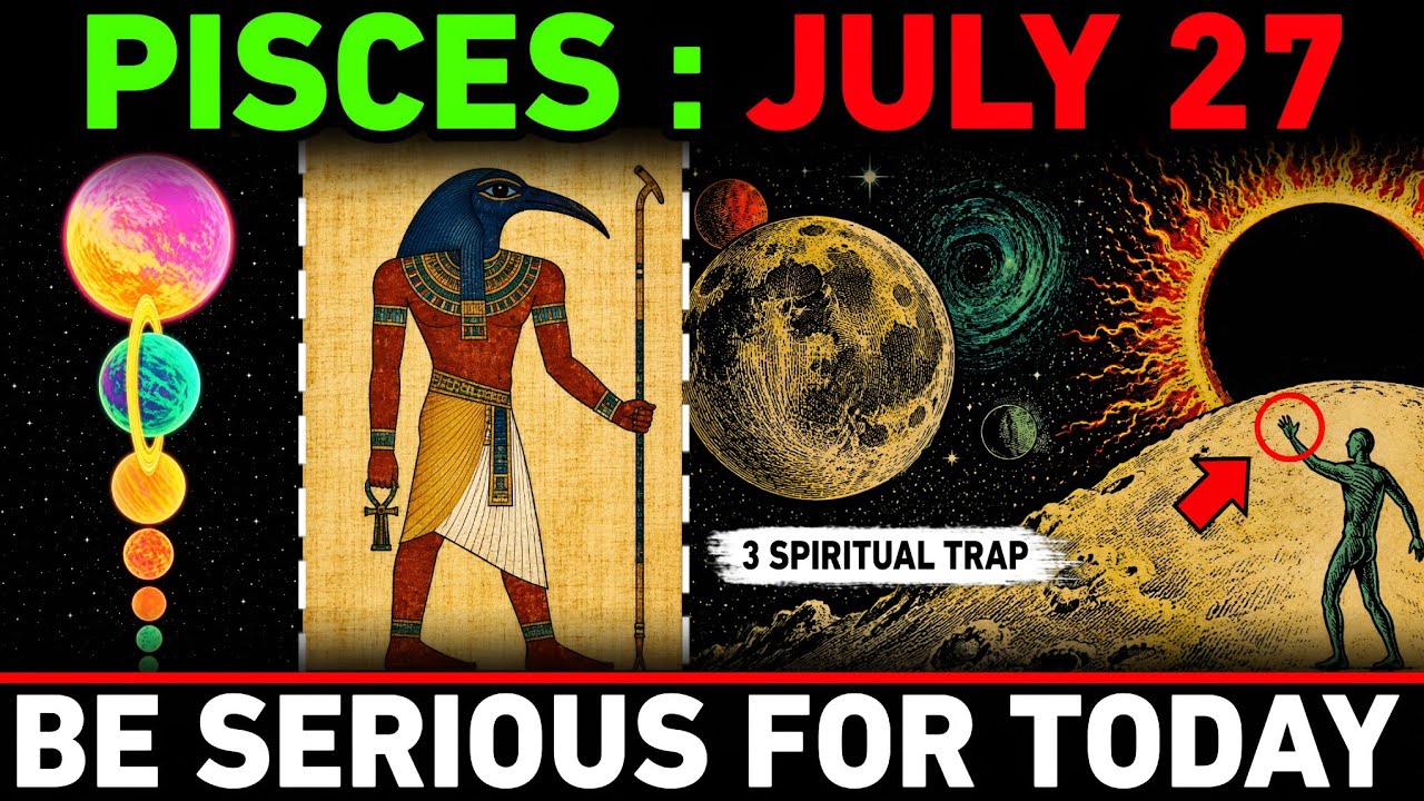 PISCES ♓ July 27, 2026 ⚠️ 3 Spiritual Traps to Avoid Today OR Lose Your Breakthrough! 🌊