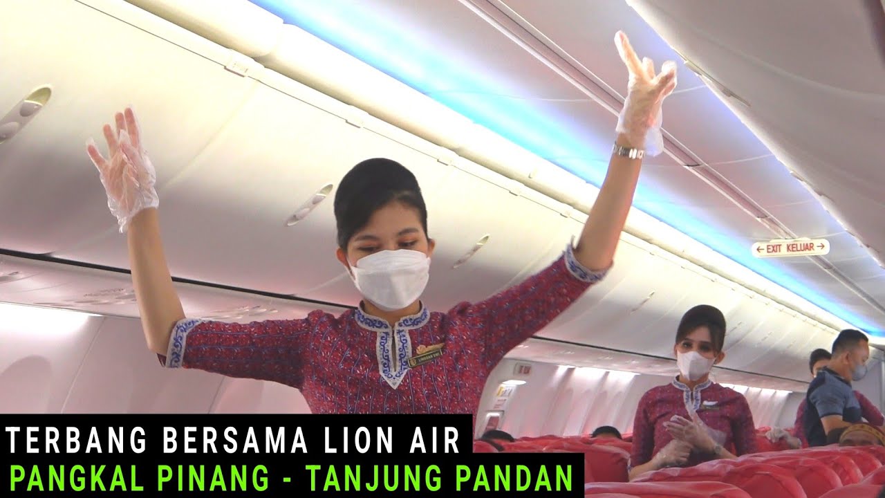 Terbang dari Pangkal Pinang Ke Tanjung Pandan Bersama Pesawat Lion Air Boeing 737-800