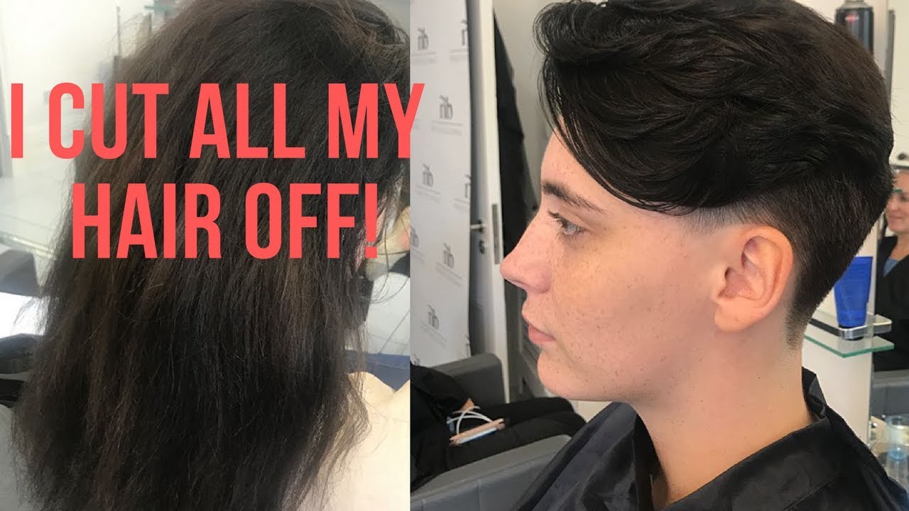 LONG TO SHORT HAIR // PIXIE CUT TRANSFORMATION ft SAM GIFFEN