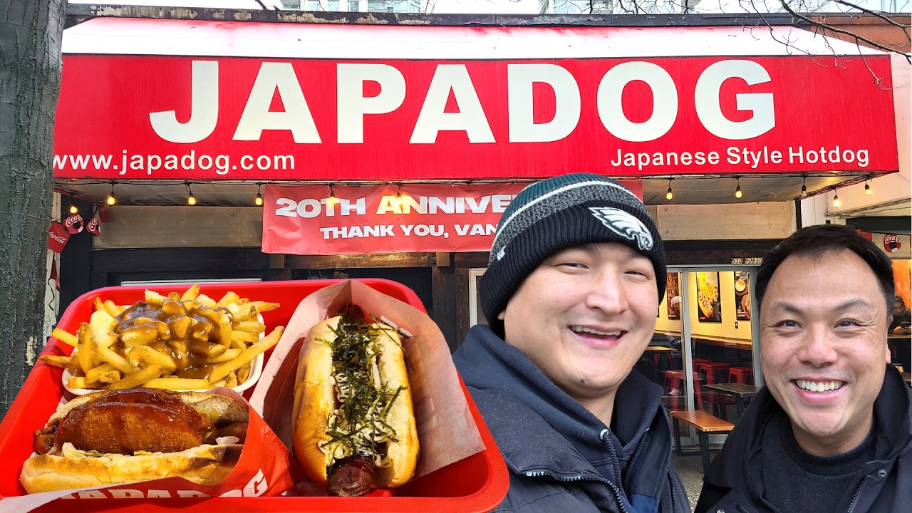 Пробуем самый знаменитый хот-дог Канады! Japadog с участием Тима Ли.