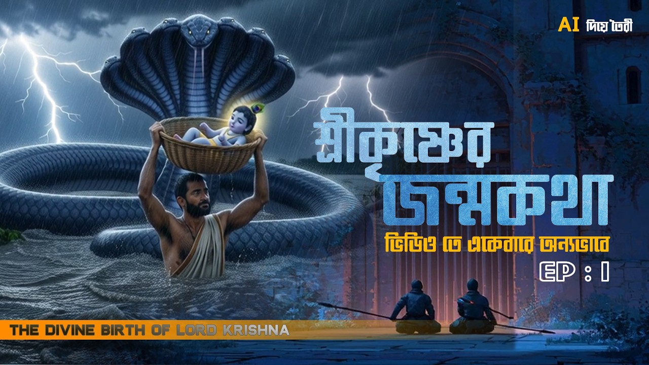 শ্রীকৃষ্ণের জন্মকথা | Krishna Leela Episode 1 – Birth of Lord Krishna