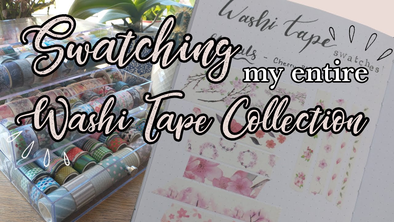 Swatching My Entire Washi Tape Collection!