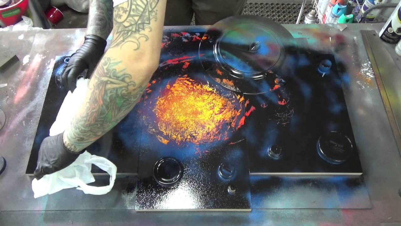 ONE - Spray Paint Art by Markus Fussell
