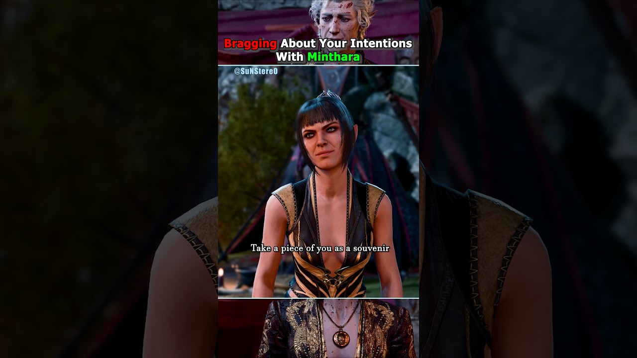 Bragging About Your Intentions to Smash Minthara in Baldur's Gate 3