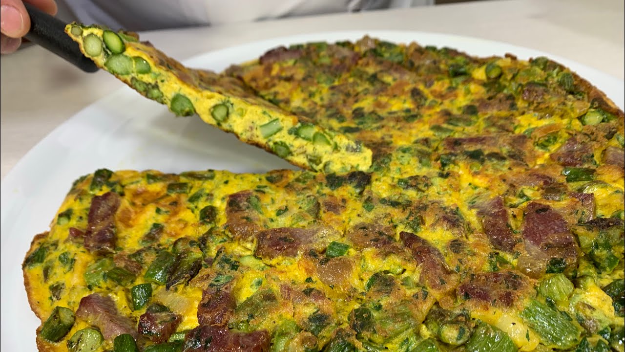 Frittata di Asparagi e Pancetta
