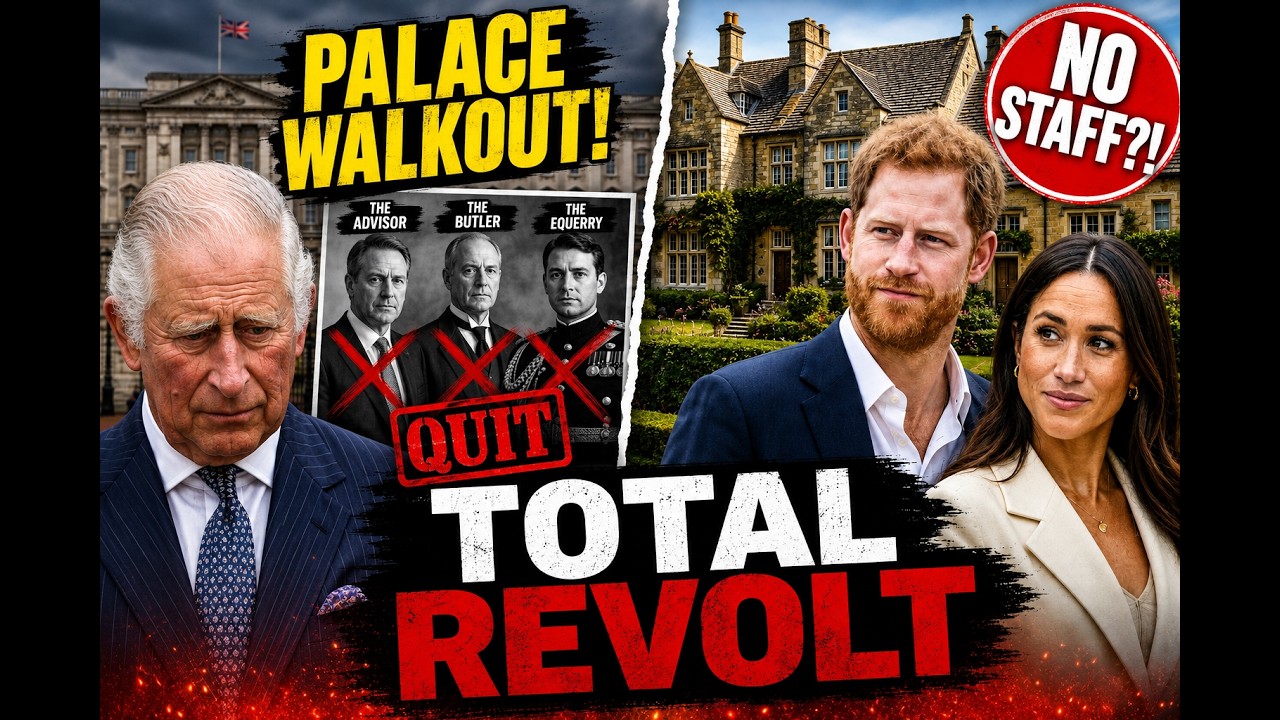 PALACE EXODUS: King Charles In A 