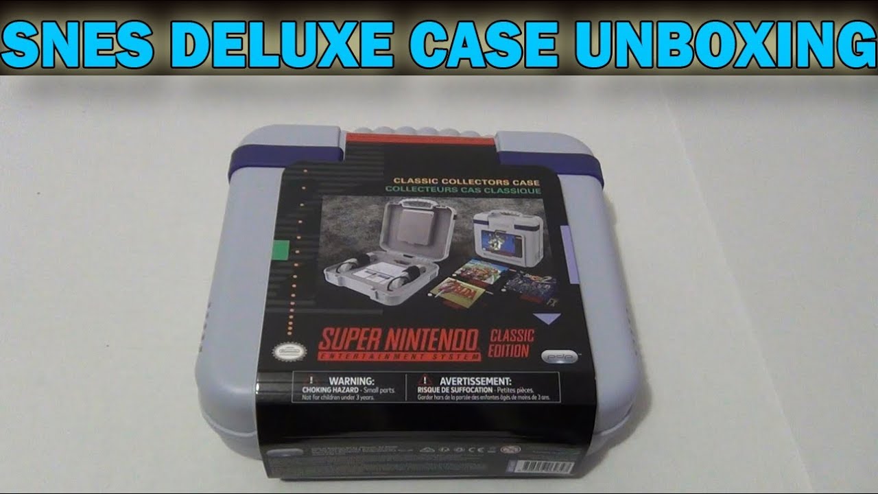 PDP SNES Classic Deluxe Carrying Case Unboxing