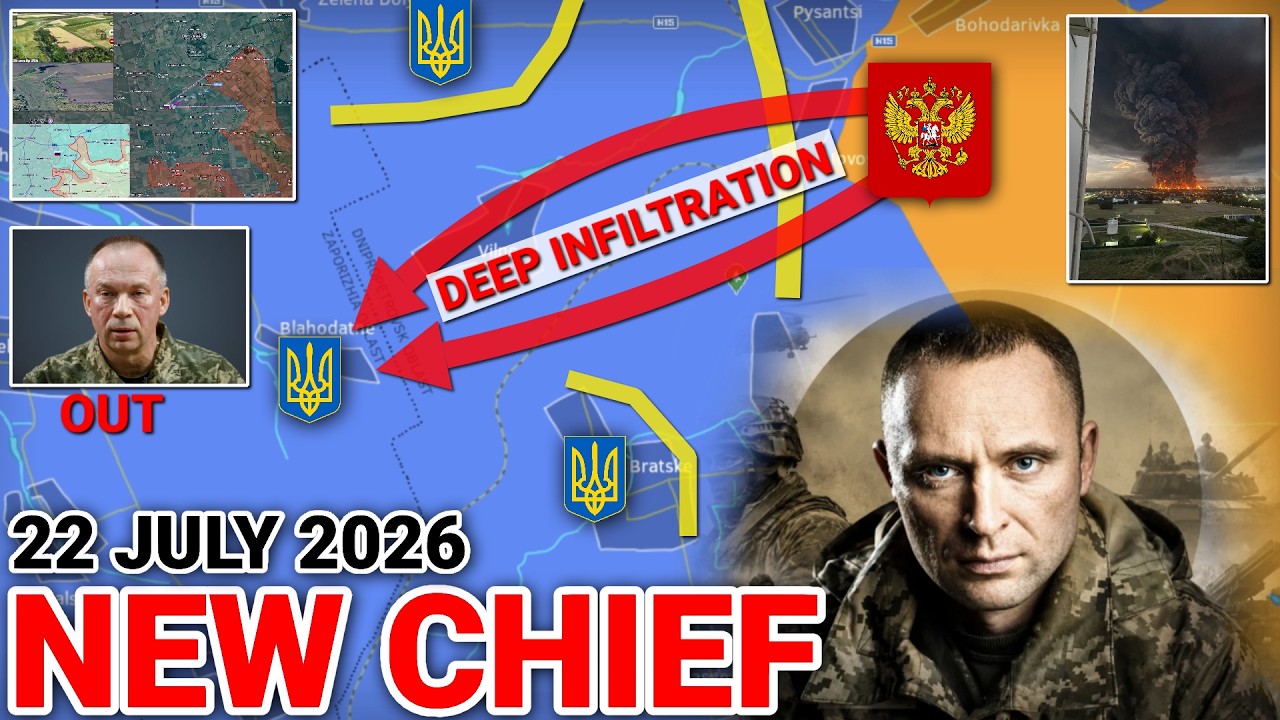 Ukraine Appoints A New Army Chief As Russian Infiltration Hits Dnipropetrovsk | Drones Strike Russia