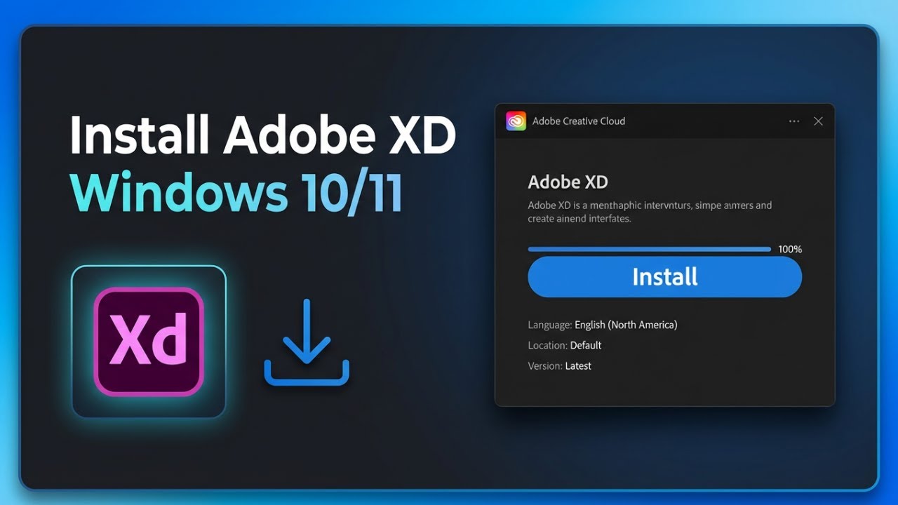 Как загрузить и установить Adobe XD в Windows (быстро и просто!)
