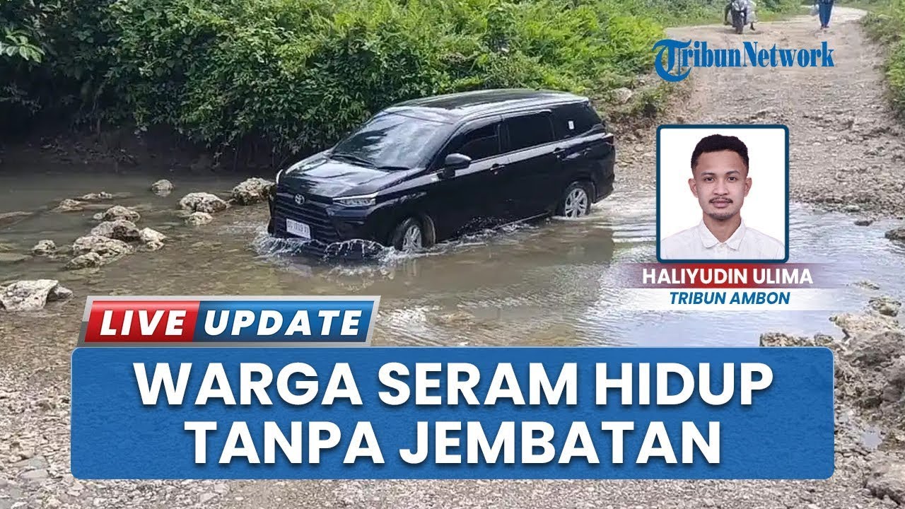 Bertahun tahun Tanpa Jembatan, Kali Madoul jadi Ujian Harian Warga di SBT