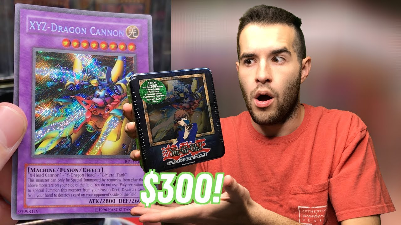 OPENING A $300 XYZ Dragon Cannon Yugioh Tin From 2003!