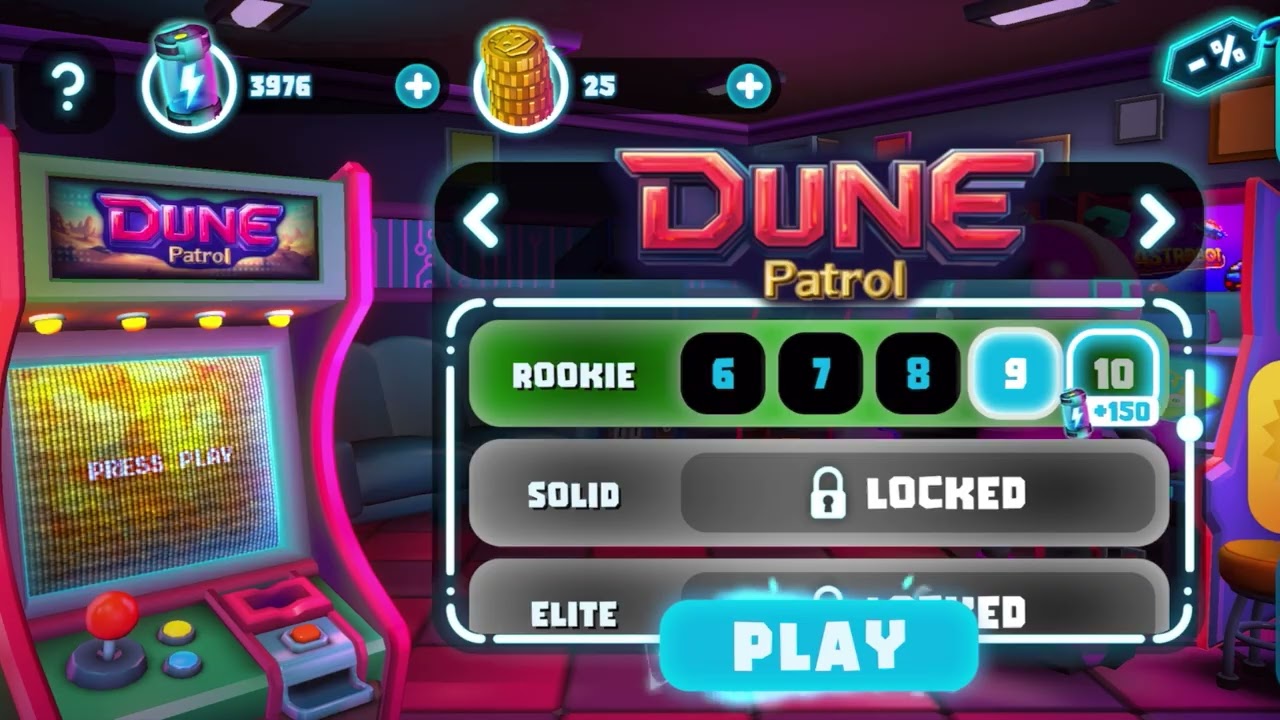 Tiny Robots Portal Escape. Dune Patrol. Rookie. Levels 6-10. Walkthrough.