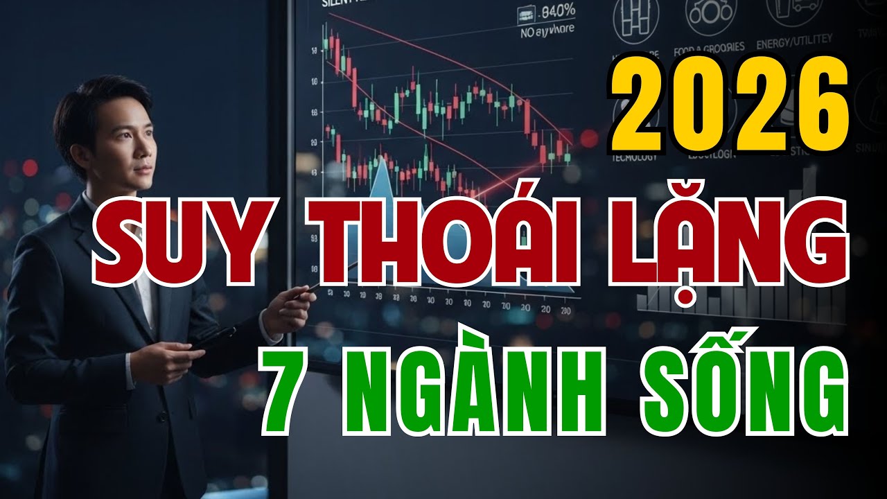 2026 KINH TẾ SUY THOÁI LẶNG — CHỈ 7 NGÀNH NÀY CÒN KIẾM RA TIỀN: Top đầu tư an toàn