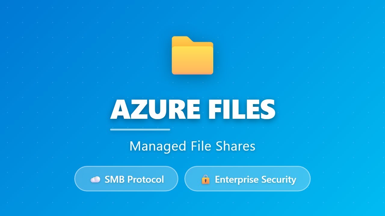 Azure Files Tutorial: Managed SMB File Shares Explained for Beginners