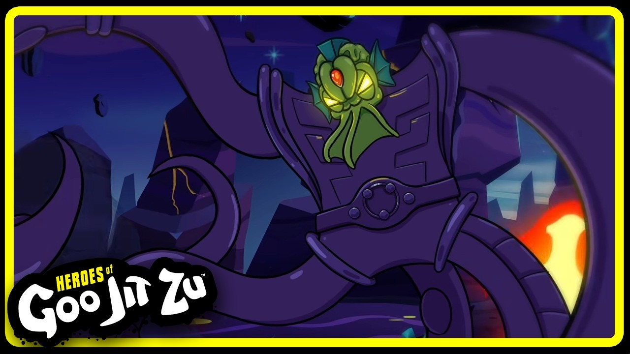 GOO Battles in Space! 🪐 | Heroes of Goo Jit Zu | Cartoon movies