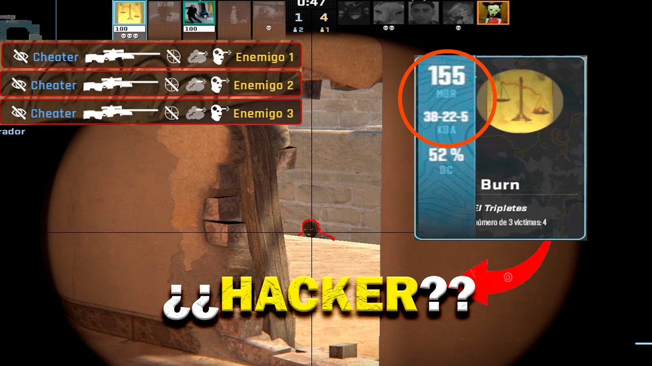 ¿NOS TOCA UN CHITERO EN EL EQUIPO? CS2