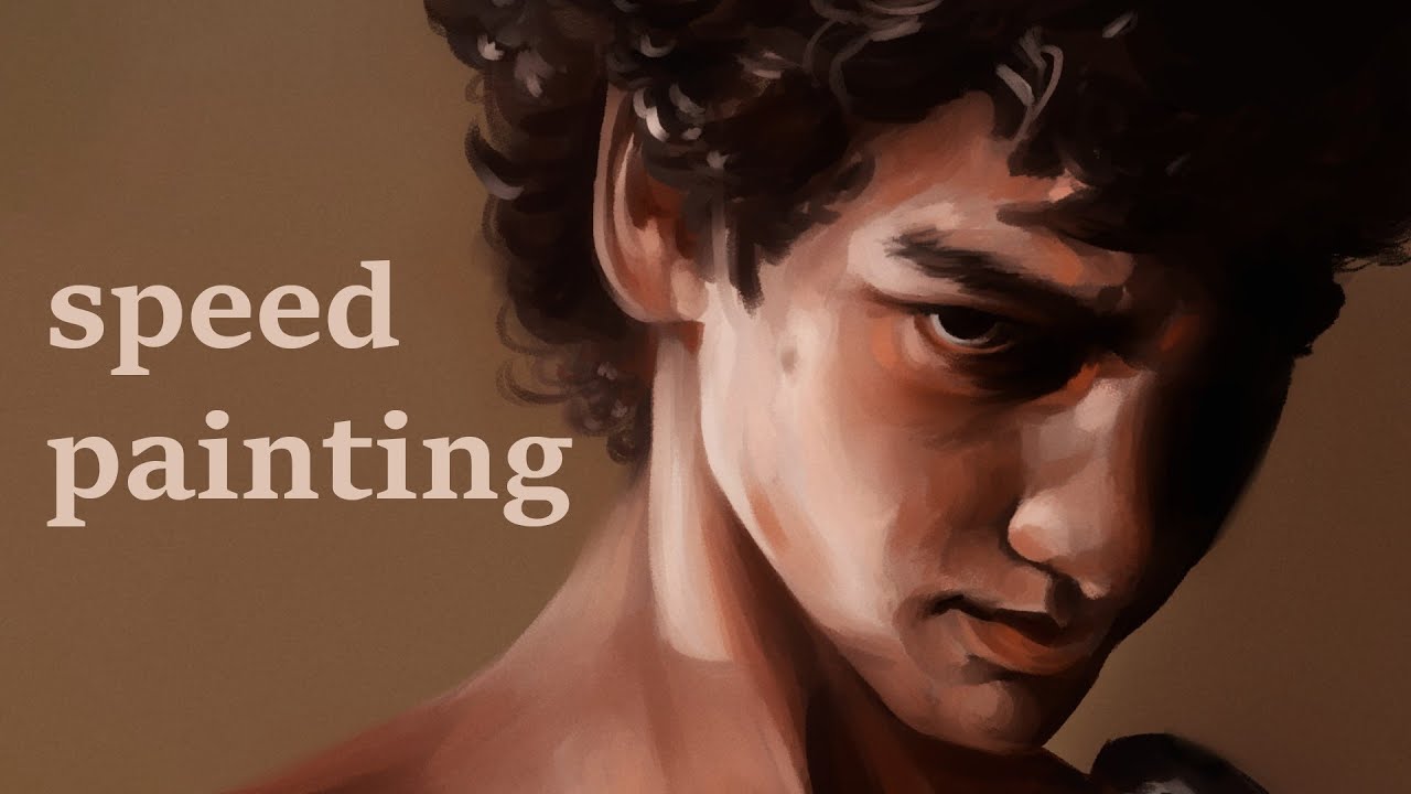 SPEED PAINTING ✎ Boy with Fruit (Andrew Garfield)