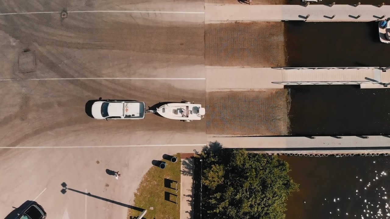 How To Back A Boat Trailer Down A Ramp Like A BOSS - Boat Launch Tutorial