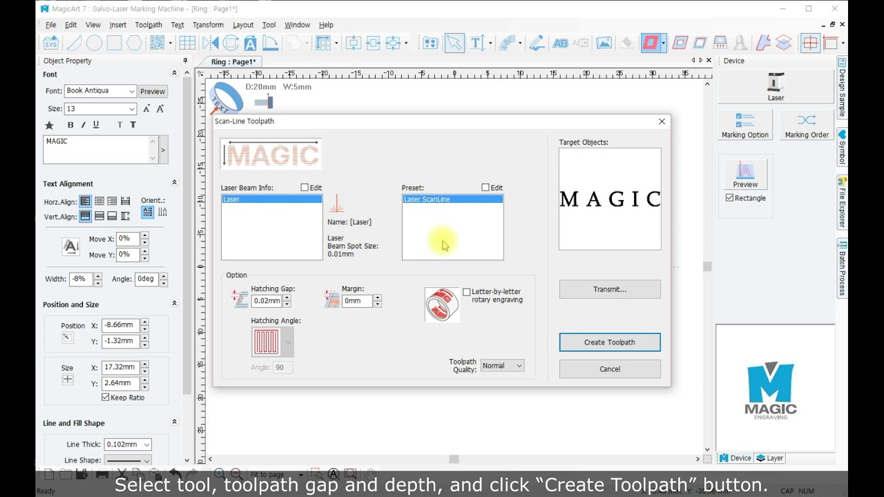 [MagicArt7] L3 Ring Marking Process