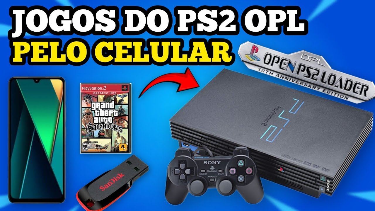Como colocar jogos de PS2 no pendrive pelo celular 