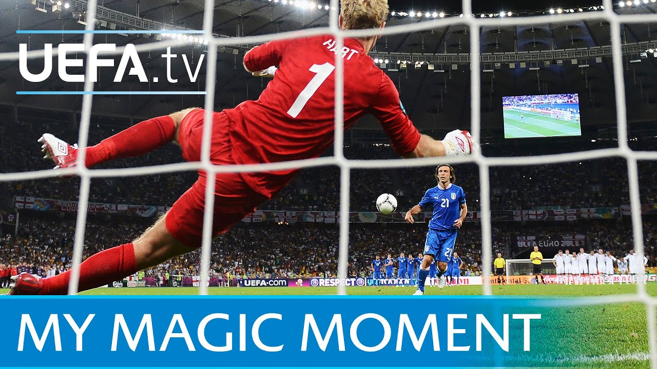 Pirlo's 'Panenka penalty' - Italy v England