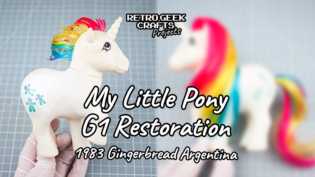 1983 My Little Pony G1 Gingerbread Argentina Vintage Toy Restoration - MLP Hasbro Top Toys Nirvana