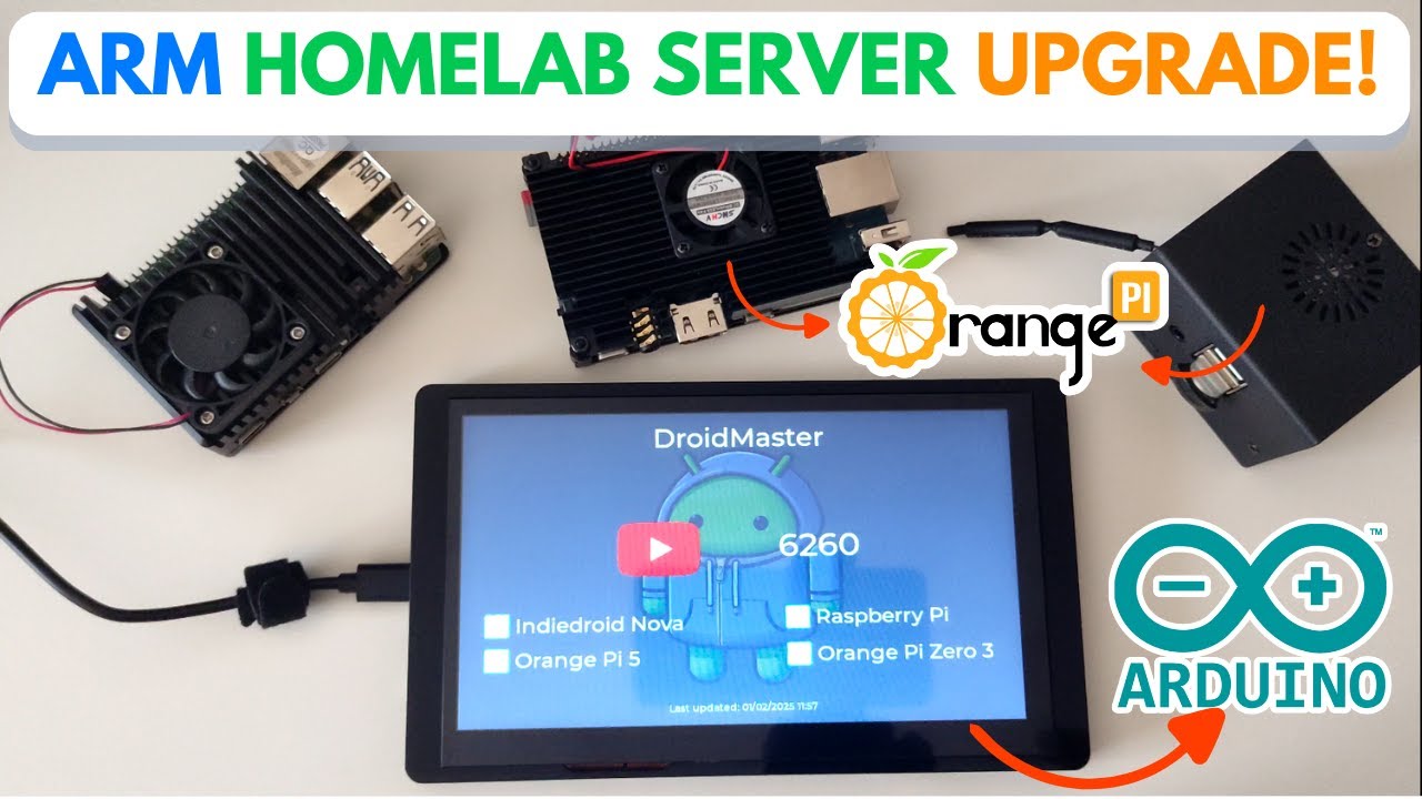 🔥 ARM HomeLab Server UPGRADE! 🚀 WireGuard VPN + Mini PCs + Arduino Screen | Raspberry Pi + Orange Pi