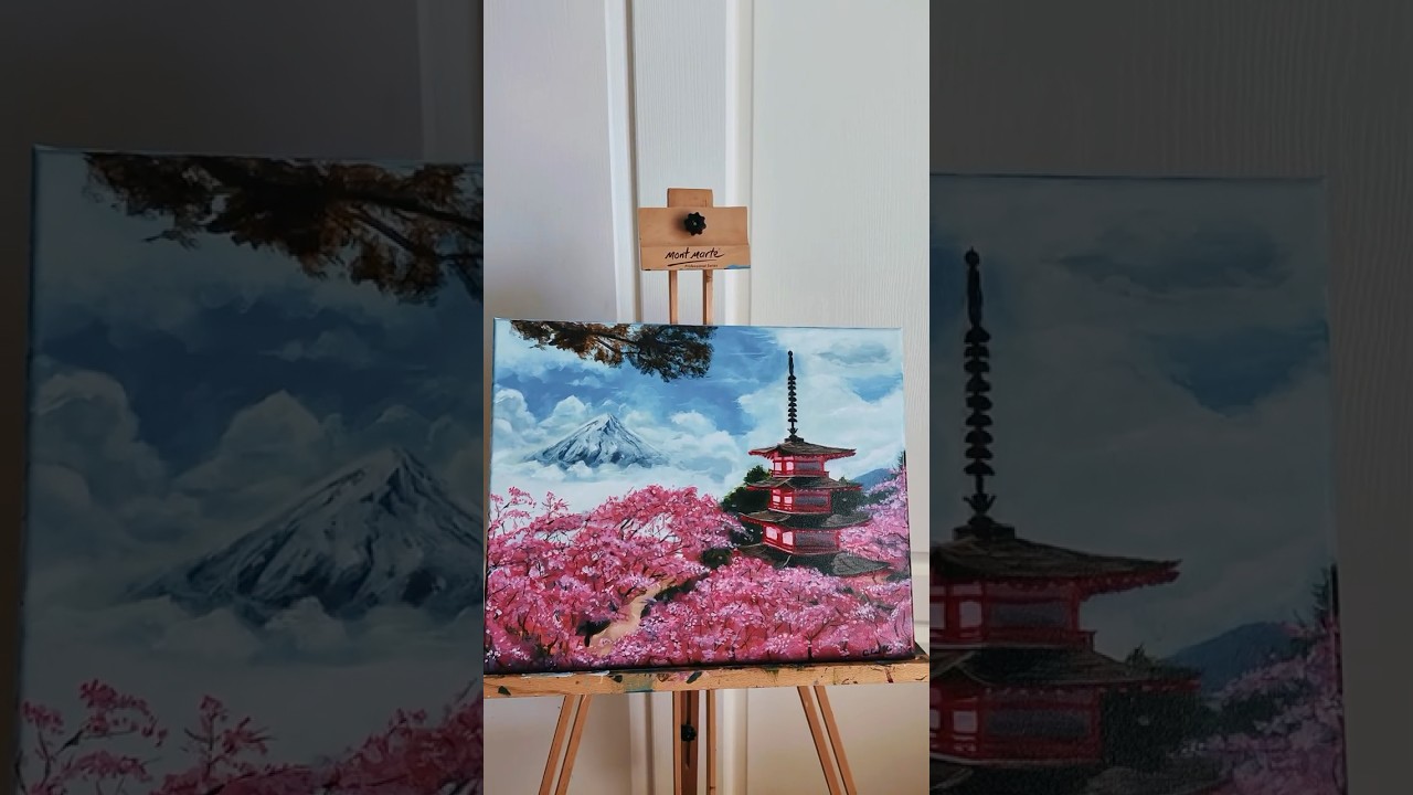 Cherry blossom Japanese landscape 🌸