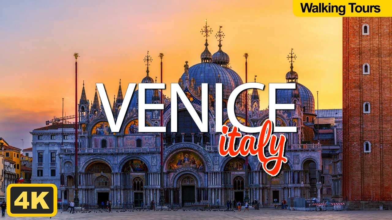 Venice Walking Tour 🇮🇹  Rialto Bridge, St. Mark&rsquo;s Square & Historic Venice in 4K 60FPS