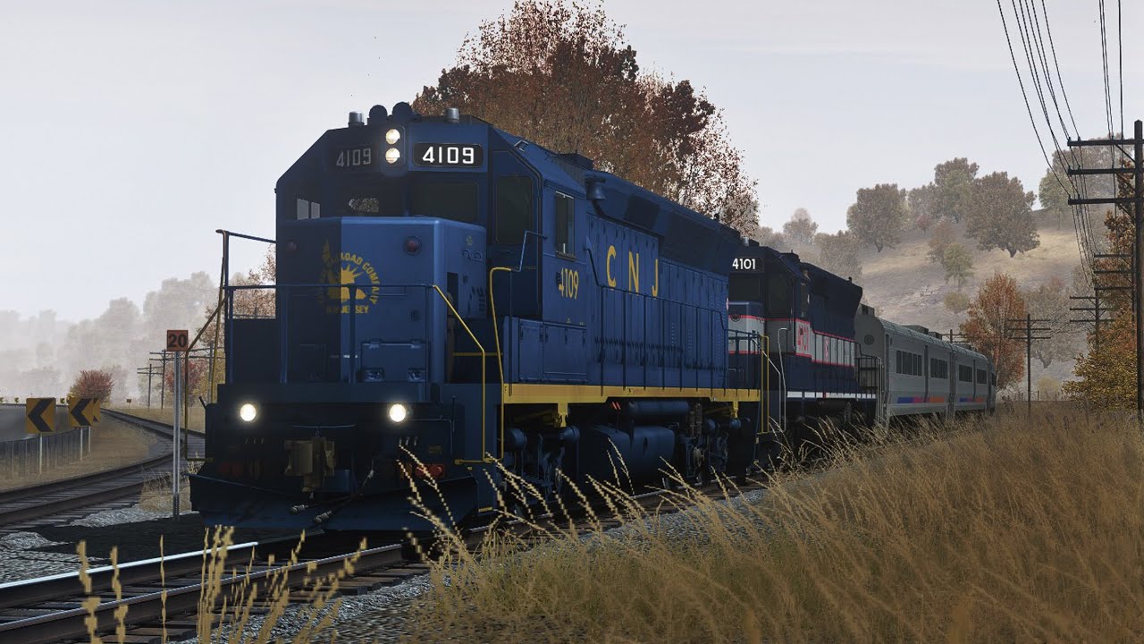 Flamerailzzz Trainz - NJT GP40PH-2 4100 & CNJ GP40P 3600 PROMO