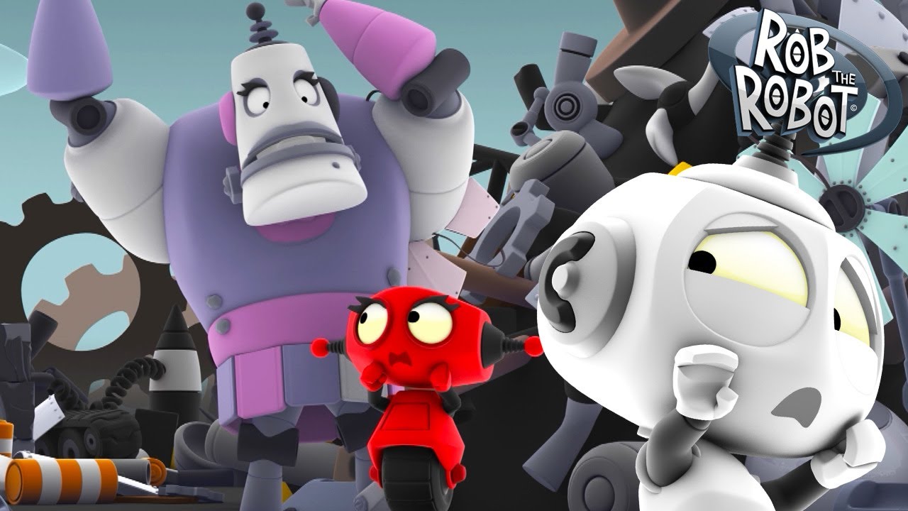 Monster in the Junkyard | Rob the Robot & Friends - Funny Kids TV