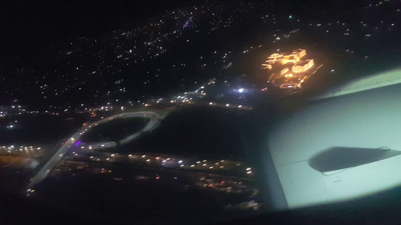 Etihad Airways landing - Islamabad Airport