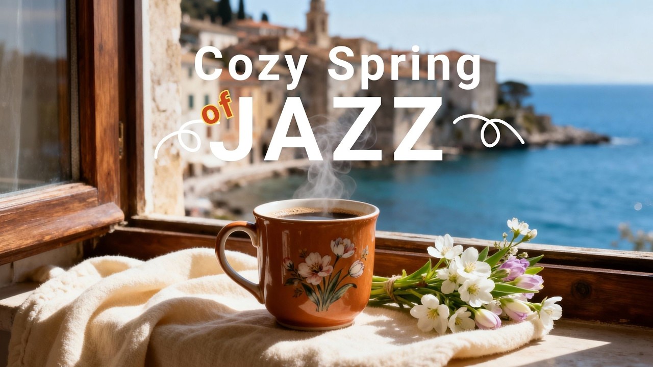 Cozy Spring Jazz & Coffee Ambiance for Relaxing Mornings | Smooth Instrumental Music