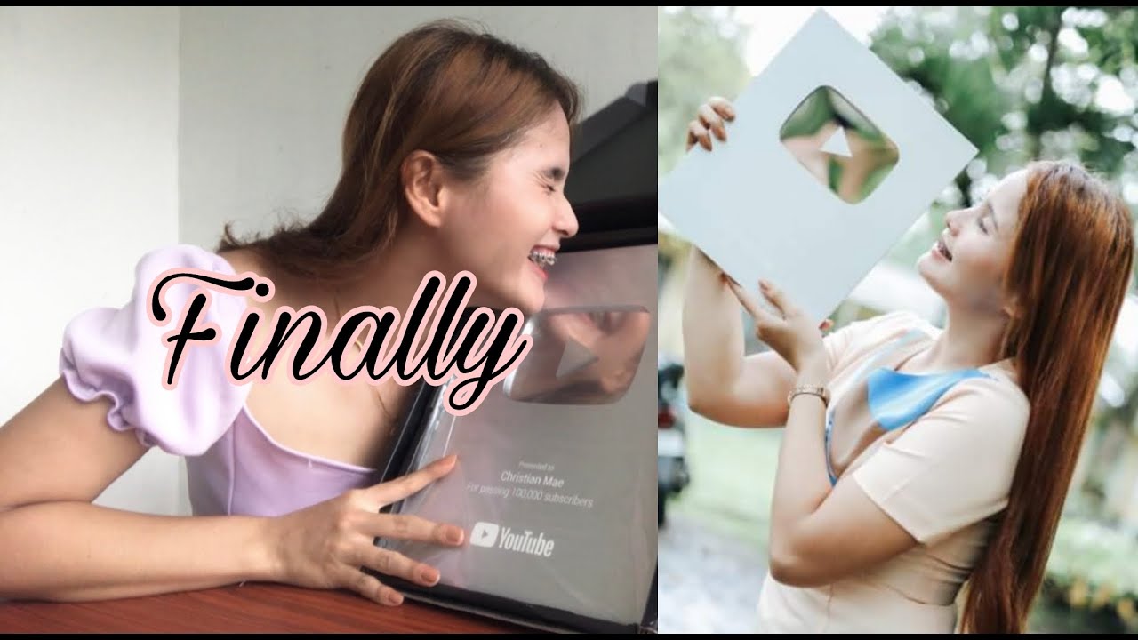 UNBOXING SILVER PLAY BUTTON + MY SOCIAL MED JOURNEY | CHRISTIAN MAE